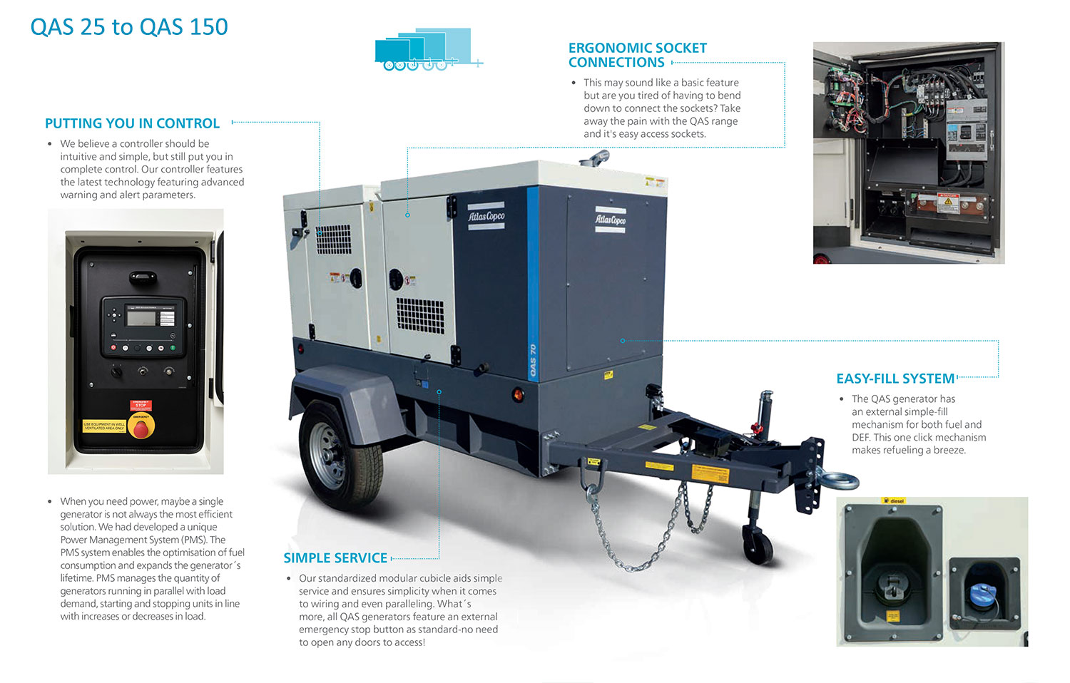 Atlas Copco Mobile Diesel Generators