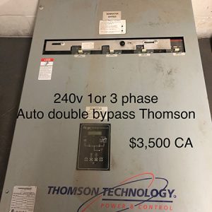 Thomson 240 Volt Transfer Switch